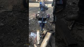 HighPowered Hydraulic Log Splitter for Farms woodcut firewood woodwork woodworking woodcuting [upl. by Cyprian]