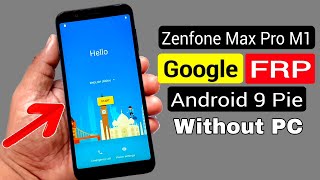 Asus Zenfone Max Pro M1 ZB601KLZB602K Bypass Google AccountFRP Lock ANDROID 9 Without PC [upl. by Medora]