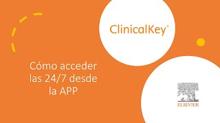 App de ClinicalKey en español [upl. by Teilo525]