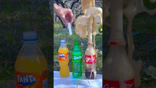 Mentos vs Cola Sprite Fanta quotWho Will Winquot 🔥 experiment mentos [upl. by Amadeus]