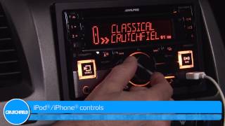 Alpine CDEW265BT Display and Controls Demo  Crutchfield Video [upl. by Yanad]