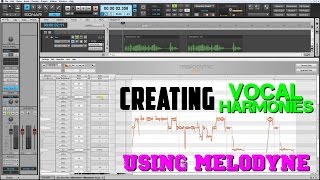 Creating Vocal Harmonies Using Melodyne [upl. by Selinski825]