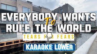 Everybody wants to rule the world Karaoke Lower by Tears for Fears [upl. by Newg556]