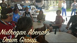 Nulhegan Abenaki Drum Group Performs at 2017 Abenaki Heritage Celebration [upl. by Cirdnek]