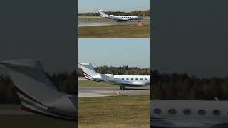 280s Gulfstream G650ER is preparing to take off planespotting [upl. by Pagas]