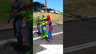 GTA V Spider Man and Hulk Baby is Kidnaped And Deadgirl Ending shorts gta5 hulk spiderman [upl. by Elias]