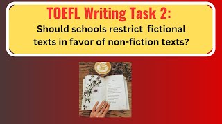 TOEFL Writing Academic Discussion Education Question [upl. by Nitsruk]