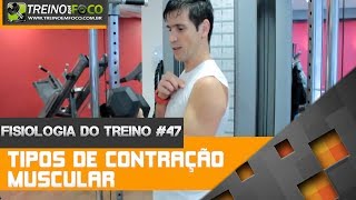 Tipos de Contração Múscular  Concêntrica  Excêntrica  Isométrica  Fisiologia do Treino 47 [upl. by Auberbach]