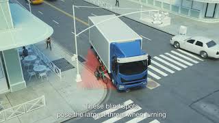 Mobileye Shield ™ Collision Avoidance System for Trucks amp Large Vehicles [upl. by Enitsugua]