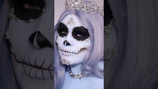 🕯️🩵✨ diademuertos dayofthedead makeup mexico makeuptutorial trendingshorts [upl. by Cheyney]