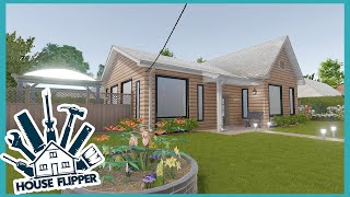 House Flipper  The House After The Flood  Modern Home  MINIMAL DEMOLITION  Speedbuild amp Tour [upl. by Alekahs]