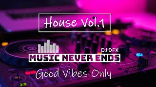 DJ DFX  HOUSE VOL1  GOOD VIBES ONLY [upl. by Ahsaercal485]