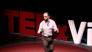 Why do we ask questions Michael quotVsaucequot Stevens at TEDxVienna [upl. by Yejus]