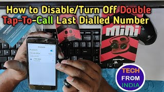 How To Turn OffDisable Double Tap To Call Last Dialled Number In Hoppup MINI Earbuds 1000Working ✅ [upl. by Els833]