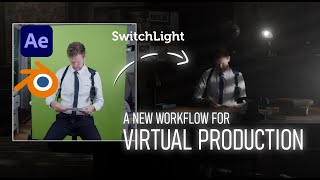 Greenscreen Compositing with Switchlight and Blender compositing greenscreen blender b3d [upl. by Osrit]