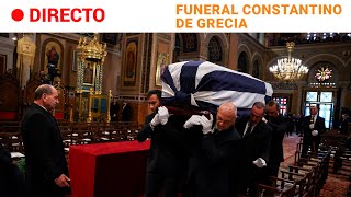 CONSTANTINO II TRASLADO del FÉRETO y FUNERAL del ÚLTIMO REY de GRECIA en ATENAS  RTVE [upl. by Daht]