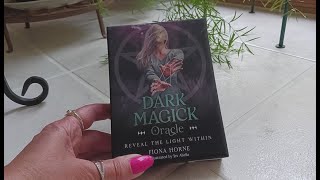 DARK MAGICK ORACLE  NEW RELEASE  Unboxing amp Full Flip Through [upl. by Roobbie]