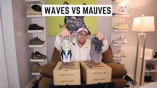 COMPARING YEEZY 700 WAVE RUNNERS TO MAUVES [upl. by Oigolue]