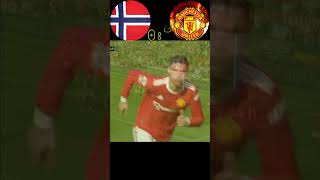 Cristiano Ronaldo HatTrick Manchester United 32 Nor which  high [upl. by Bultman]