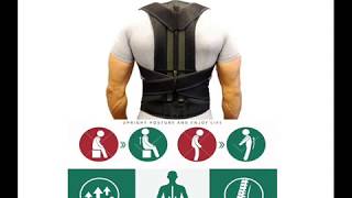 zszbace back posture brace video for 2019 [upl. by Ahsemik]