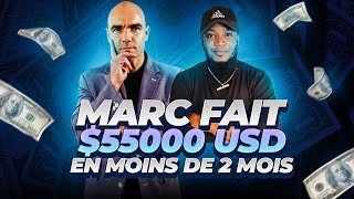 Marc fait 55000 USD en moins de 2 mois dans mon académie Ecom Supremacy [upl. by Kilan]