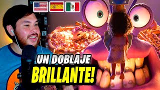 Reacción a MOANA BRILLO doblaje latino vs castellano de VAIANA BRILLANTE [upl. by Boothman]