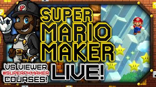 Playing Viewer Courses SuperPKMaker  Super Mario Maker Livestream Gameplay [upl. by Fokos593]