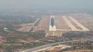 COCKPIT VIEW OF APPROACH AND LANDING AT ATHENS ELEFTHERIOS VENIZELOS AIRPORT [upl. by Norword]