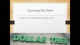 How to Access Dollar Tree Pay stubs amp W2s [upl. by Annatsirhc]