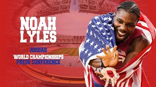 Noah Lyles  adidas Press Conference Budapest23 [upl. by Davina]