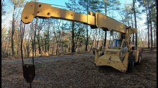 Working with a Pettibone crane [upl. by Mimajneb]