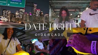 💋 Date Night to Houstons Best Arcade Bar Cidercade Houston 💕 [upl. by Ovatsug]