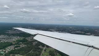 Delta MD90 Landing RDU [upl. by Nhojleahcim993]