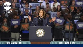 Harris makes final pitch to Michigan voters ahead of election [upl. by Berey42]