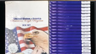 First 20 years of American Silver Eagle Encapsulated Box Set  Ship to your Door [upl. by Nabois]