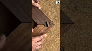 How to make dovetail miter strong Joint woodworking join amp without screwdriver [upl. by Gilmer696]