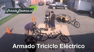 Armado Triciclo Electrico 650w 48v Cargo [upl. by Zed91]