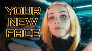 New Face Implant at Ripperdocs ASMR  cyberpunk personal attention scifi [upl. by Ames]