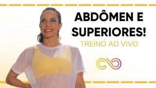 Treino ao vivo 🔥 abdômen e superiores Carol Borba [upl. by Jimmie]