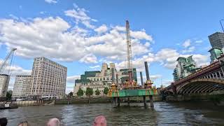 Cruising the River Thames  Richmond to Westminster  Canary Wharf  London 2024 [upl. by Lacie329]