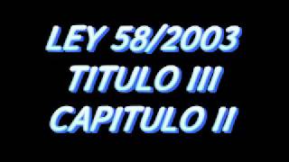 AUDIOLEY 582003 TITULO III CAP II [upl. by Azmuh]