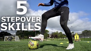 Learn 5 Skills To Beat Defenders  EASY Dribbling Skills Tutorial For Footballers [upl. by Rodger]