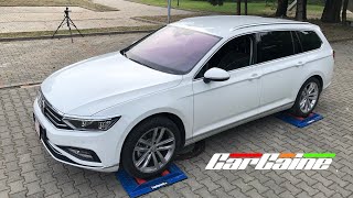 New VW Passat 4motion 4x4 test on rollers  CarCaine [upl. by Erehs]