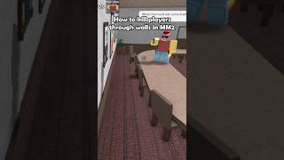 THEY WERE CALLING ME A HACKER 💀 roblox funny mm2roblox robloxshorts [upl. by Parcel]