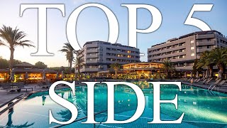 TOP 5 BEST All Inclusive Hotels in SIDE Turkey 2023 REVIEWS INCLUDED [upl. by Asyla]