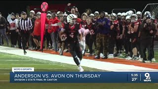 Undefeated Anderson plays undefeated Avon in Ohio Division II state final [upl. by Anawad]