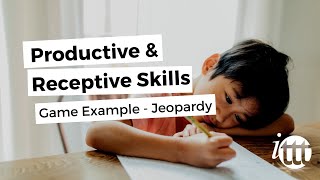 Productive and Receptive Skills in the EFL Classroom  Game Example  Jeopardy [upl. by Alaj]