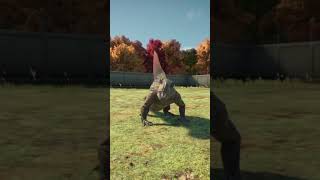 DILOPHOSAURUS vs DIMETRODON dinosaur jurassicworld gaming jurassicworldevolution2 [upl. by Eillen]