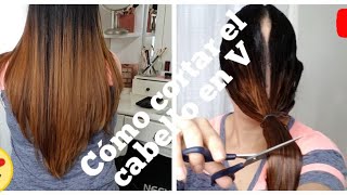 Como corto mi cabello en capas o desgrafilado en casaDaNnY sTyLe [upl. by Coward101]