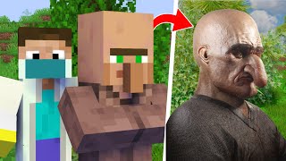 Minecraft But If I Die It Gets More Realistic  Mcaddon [upl. by Eliathan]